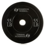 Olympic Rubber Plate Black 55lb