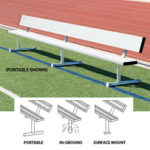 21' Portable Bench w/Back