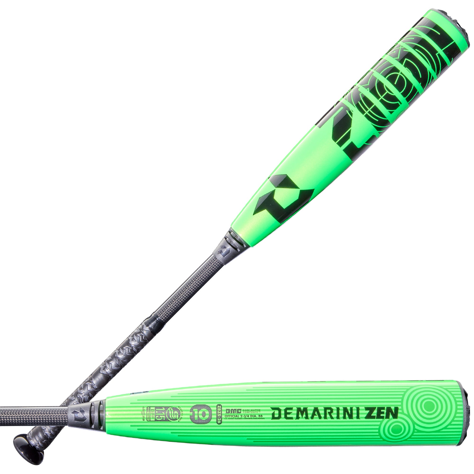 DeMarini 2026 Zen SL 2-Piece Composite 2-3/4" Barrel -10 USSSA Baseball Bat - Image 3
