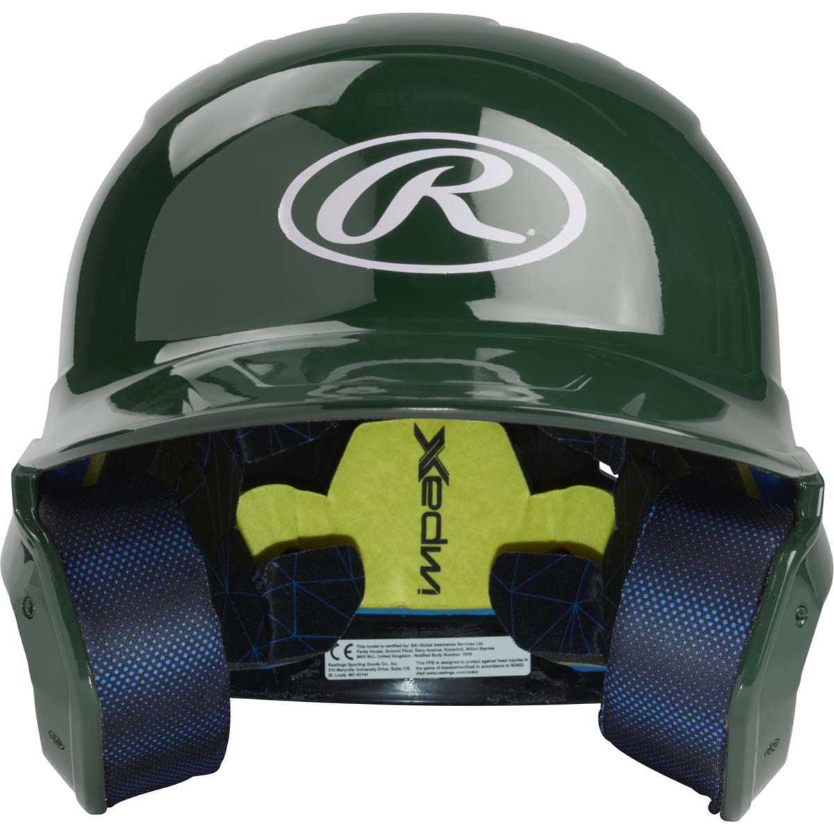 Rawlings MACH Senior Gloss Baseball Batting Helmet - Image 3