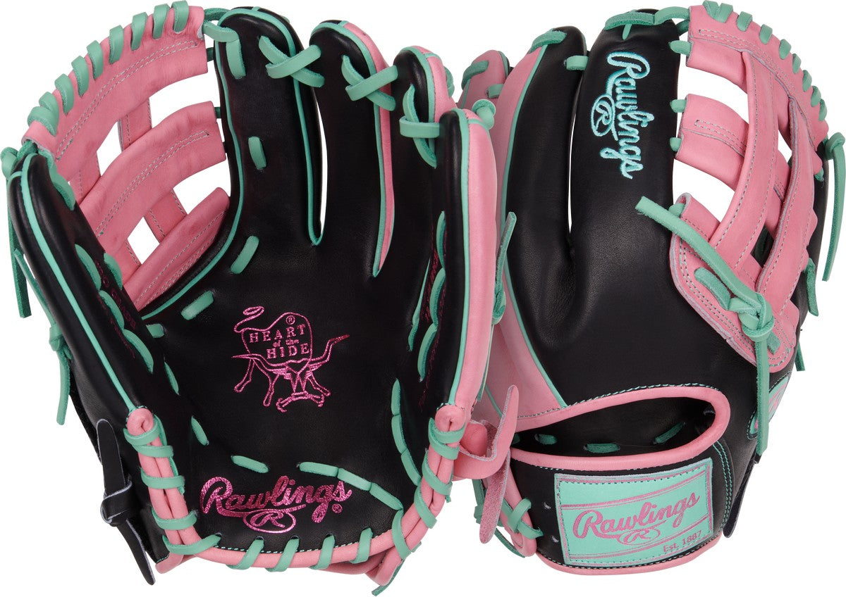 Rawlings Heart of the Hide ColorSync 9.0 PROR207-6BP 12.25" Outfield Baseball Glove - THROWS RIGHT